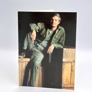 Vintage Unused ALAN ALDA M*A*S*H‎ Greeting Card 1982 Hawkeye Pierce